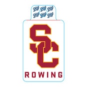 USC Trojans SC Interlock Rowing Sticker